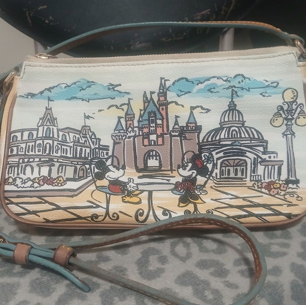 Disney Crossbody Bag with Castle Print